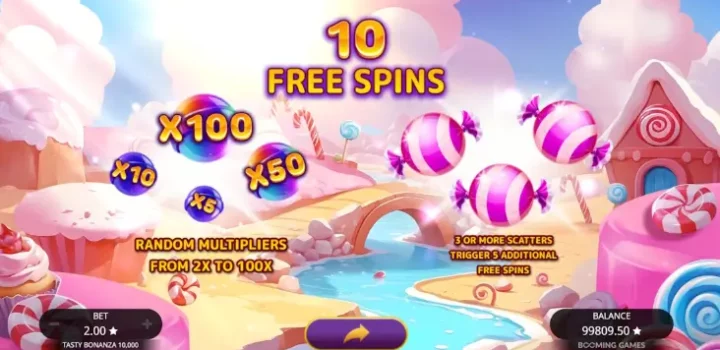 Penuh Warna dan Menggiurkan! Booming Games Rilis Tasty Bonanza 10000